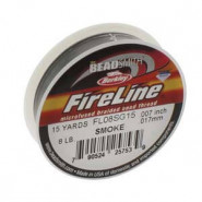 Fireline Perlenfaden 0.17mm (8lb) Smoke grey - 13.7m